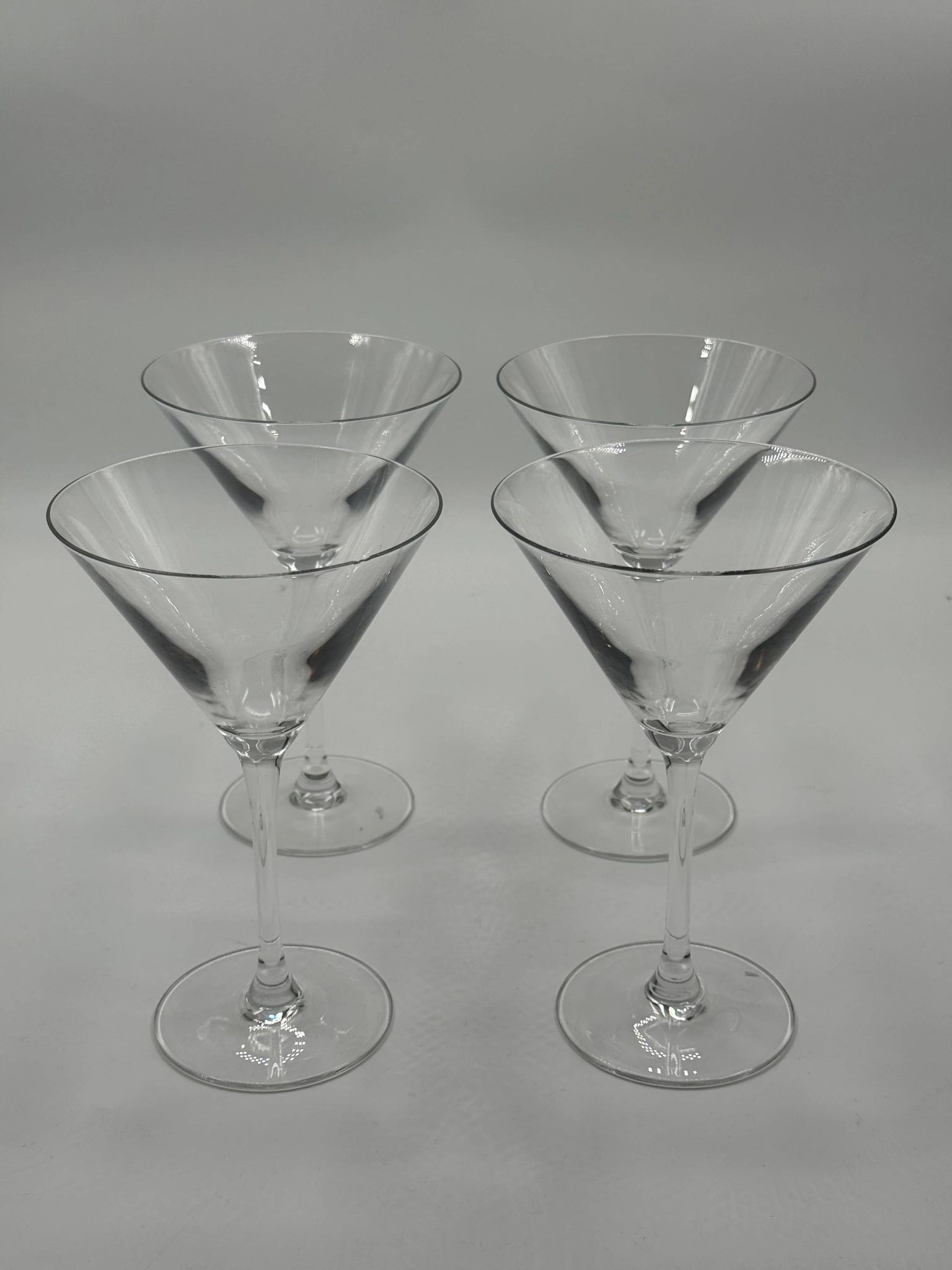 Lot de 4 verres à martini
