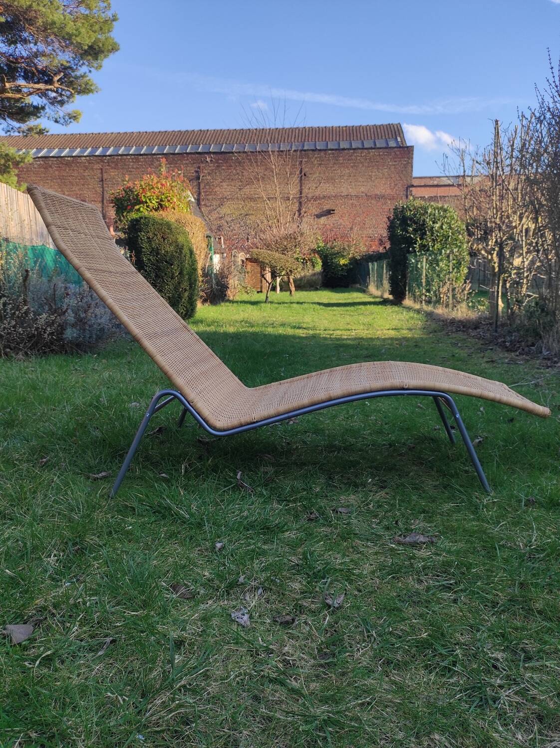 Deck chair, designer sun lounger