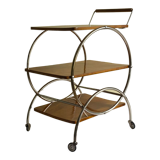 Art deco rolling bar cart, hungary 1930s