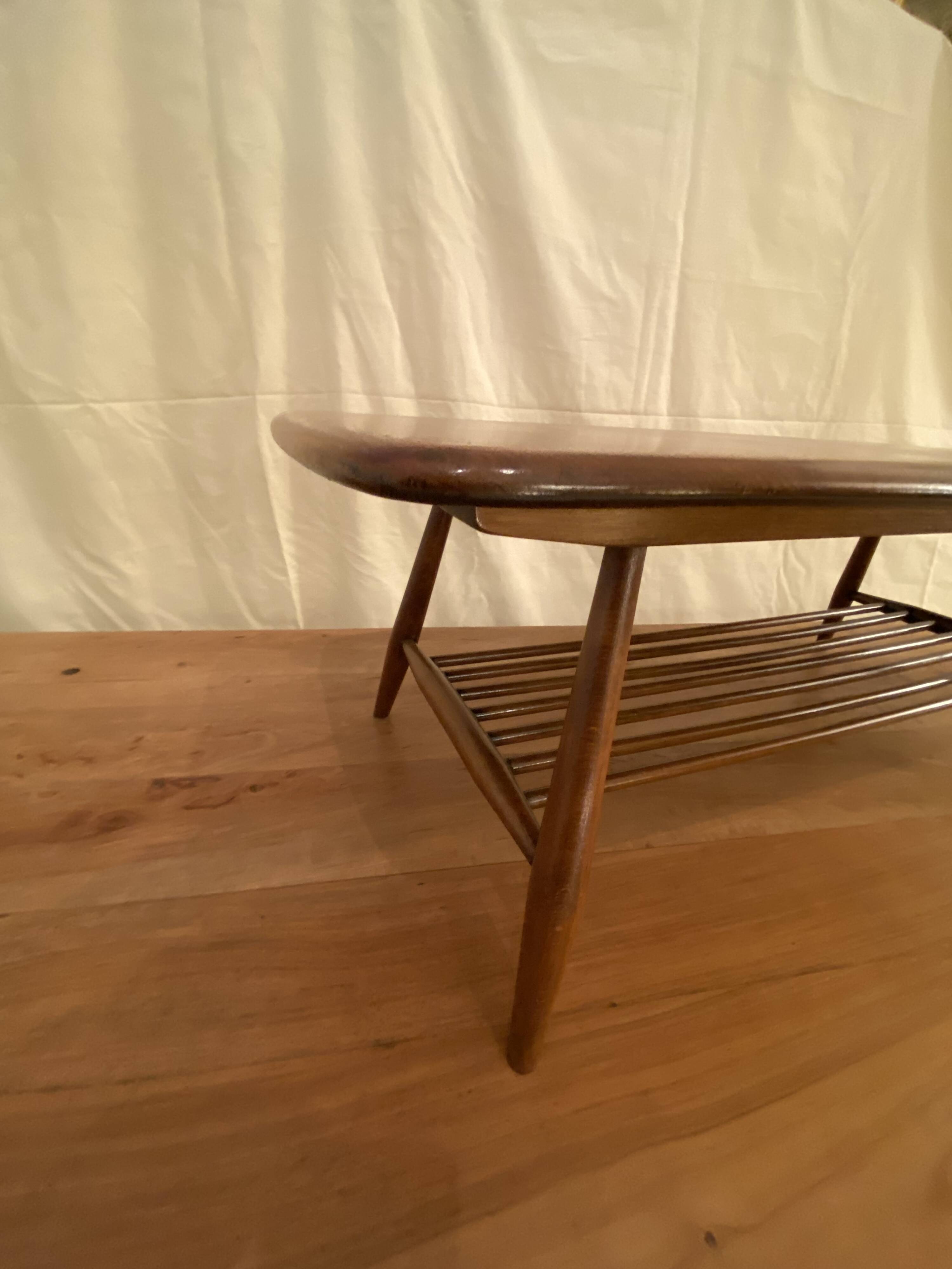 Scandinavian solid wood coffee table