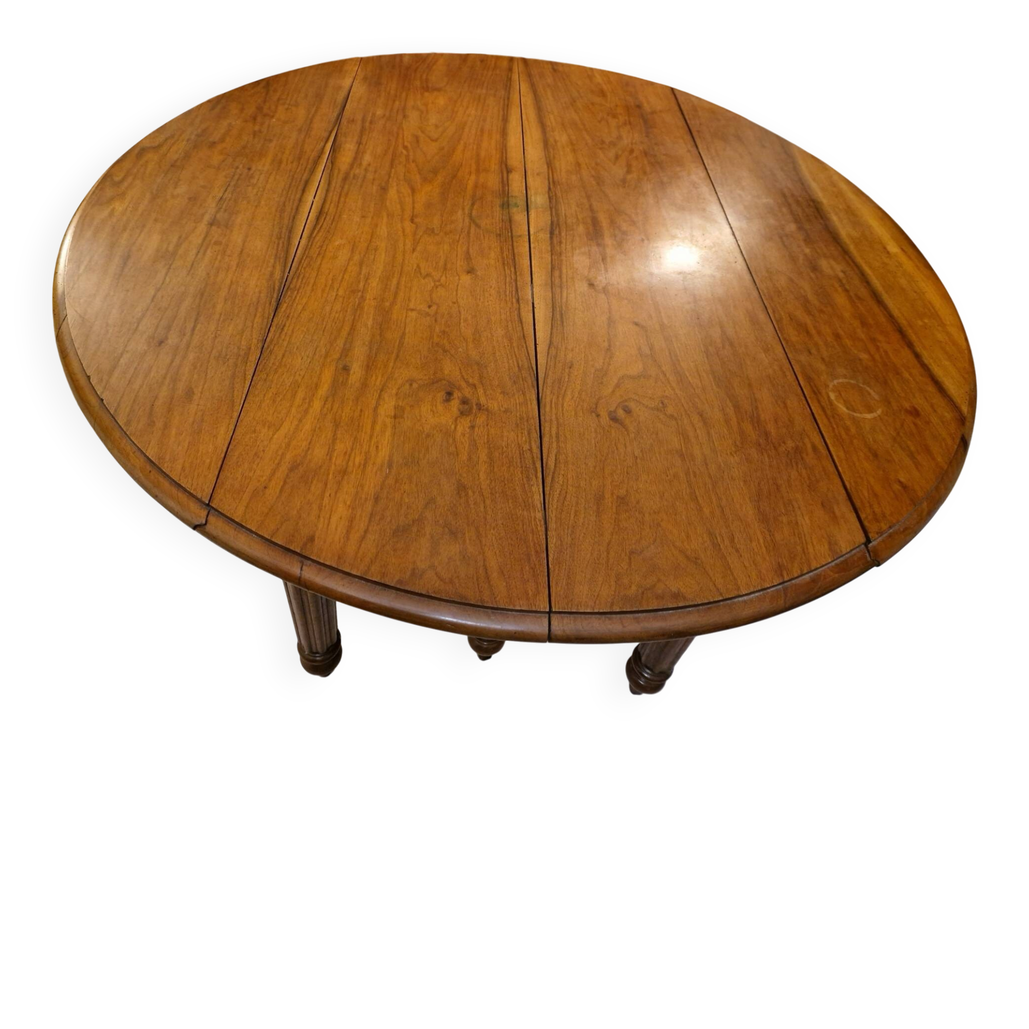 Table de salle à manger en noyer – Époque Restauration / Charles X – XIXe