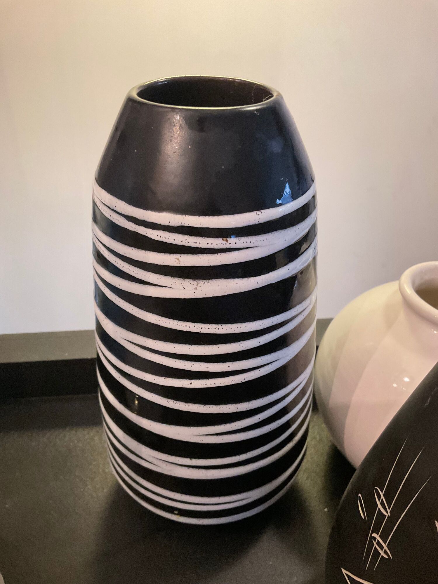 Series of 7 vintage ceramic vases 60s-70s