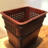 English-style mahogany desktop recycle bin