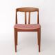 Pair of Bramin Teak Dining Chairs – Denmark 1960s – Pink Upholstery