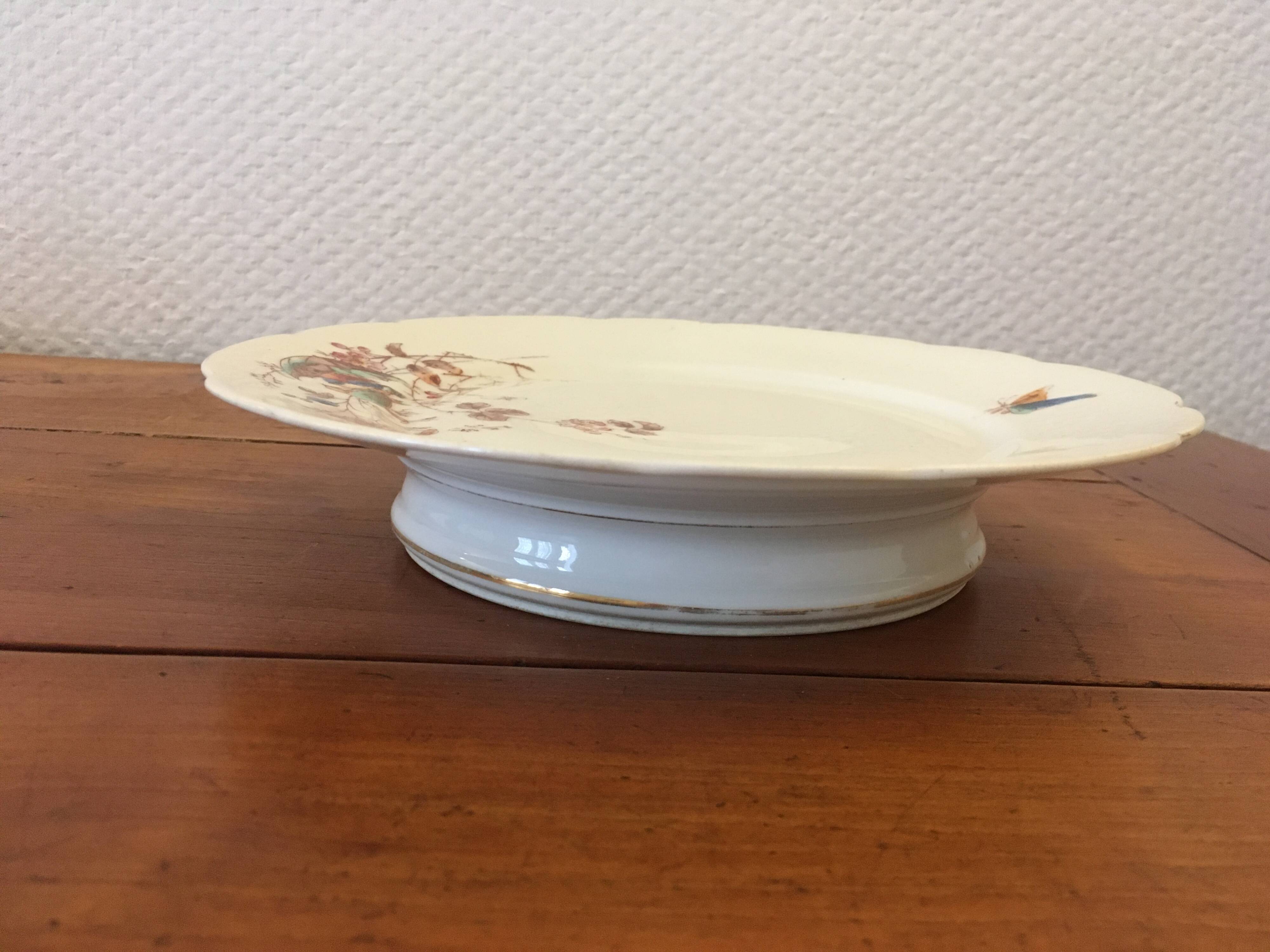 Antique dessert plate