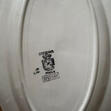 Oval plate Sarreguemines & Digoin