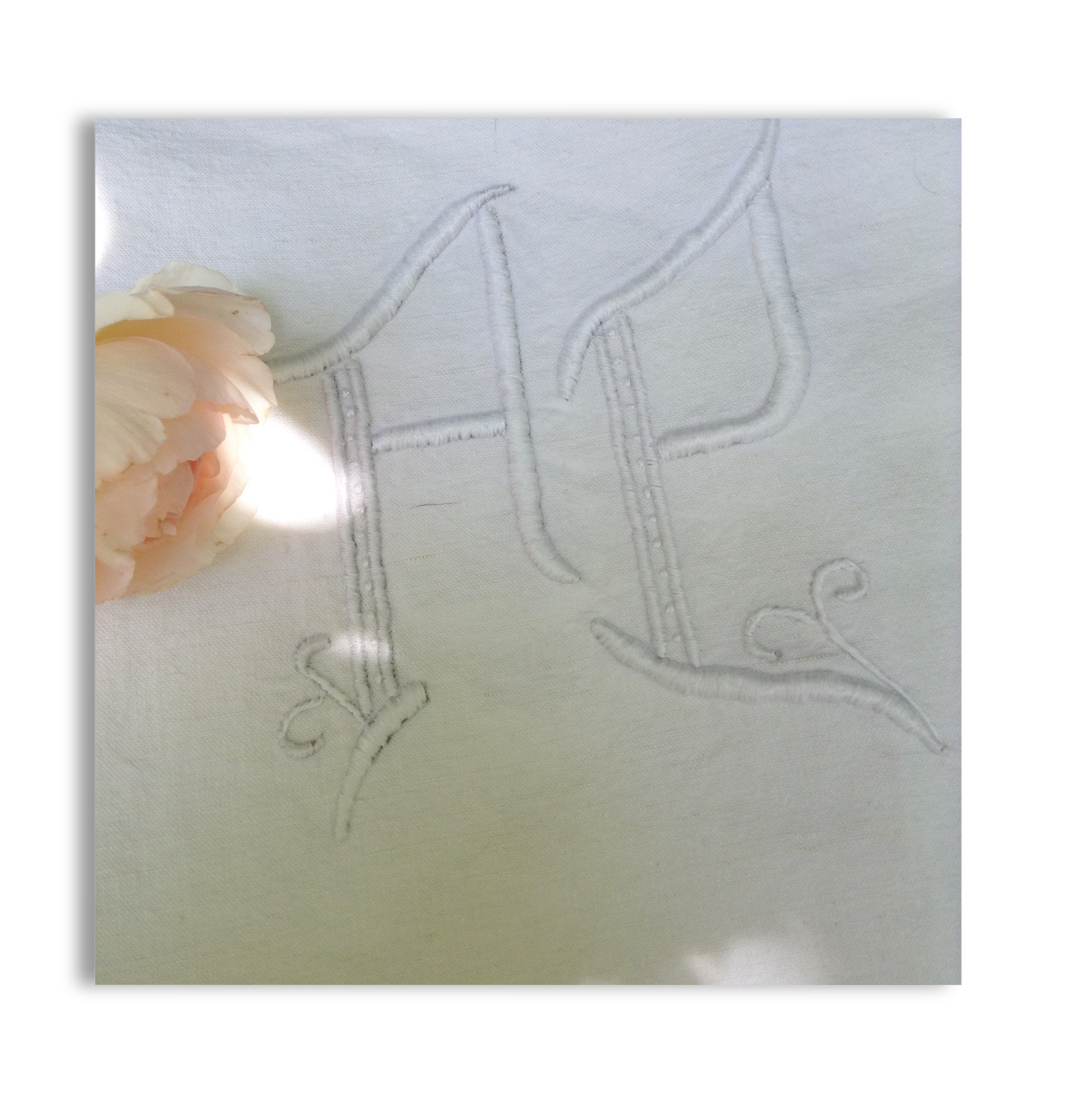 Large sheet former of the nineteenth century Monogram