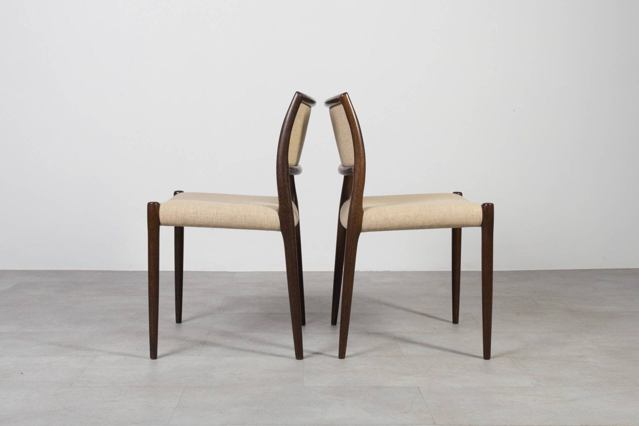 Set of 6 Model 80 Dining Chairs by Niels Otto Møller for JL Møllers Møbel