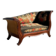 Small Meridian in solid mahogany from the 19th century Restoration period