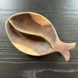 Vide poche poisson en bois exotique