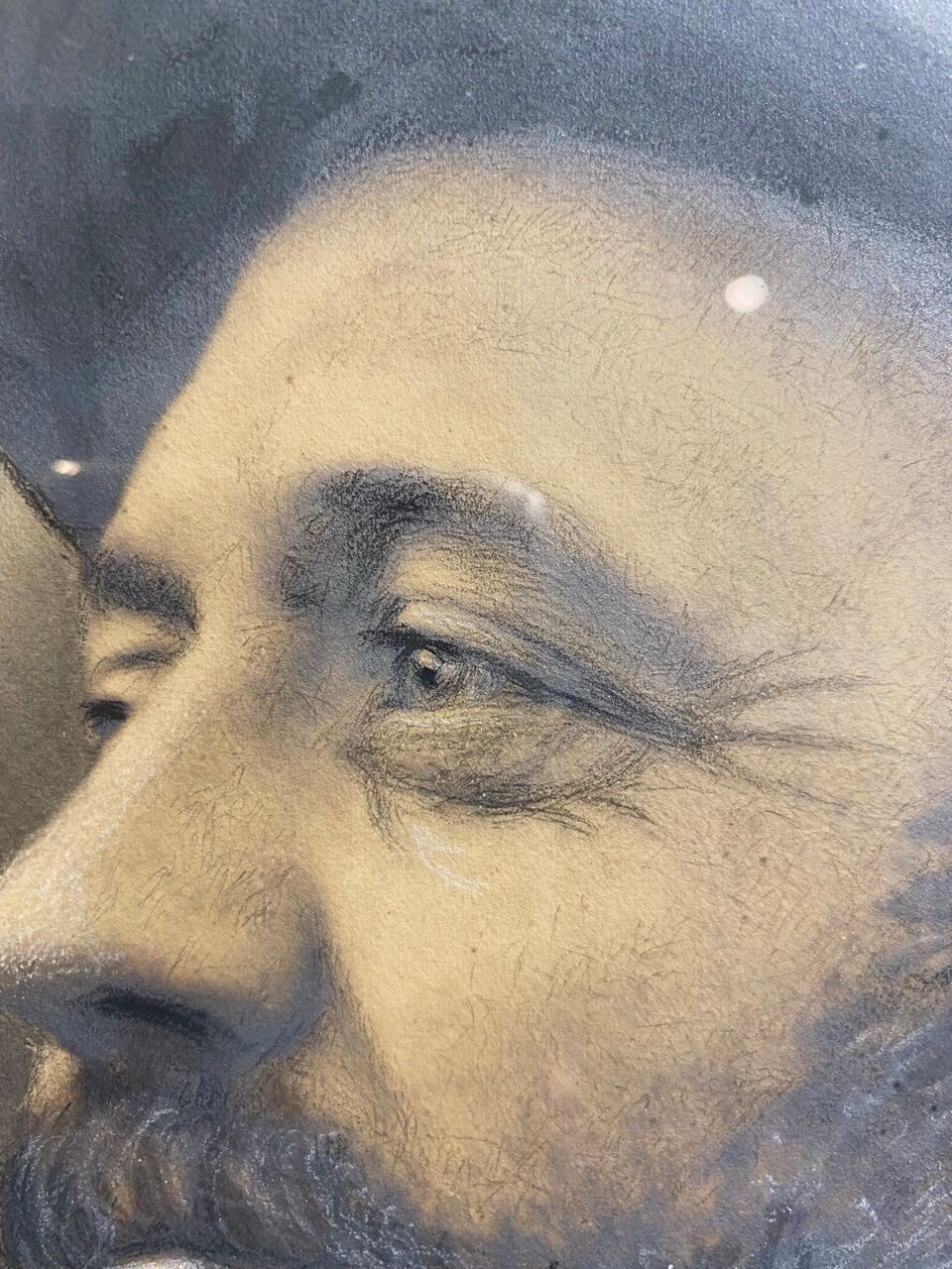 Old painting, portrait of a gentleman signed and dated 1907