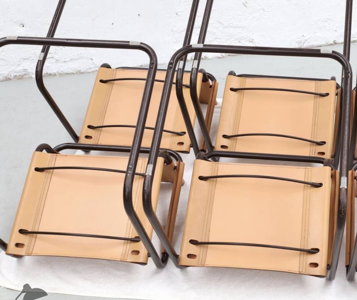 Lot 4 fauteuils Breuer B34