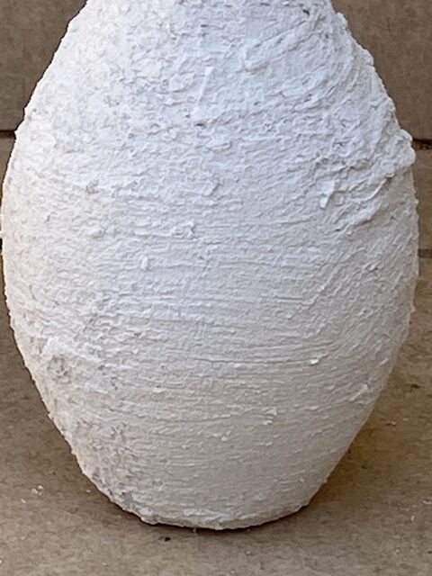 Trio of white vases