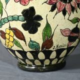 Polychrome Earthenware Vase, signed J.Massier, Vallauris – Early 20th Century