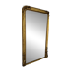 Large Napoleon III mirror with wooden gilded frame, 19th century, 200 cm.