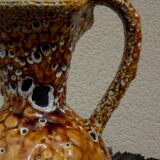 Honey colored fat lava pitcher
