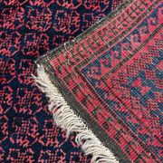 Vintage Persian Baluch prayer rug in wool from the 1950s.