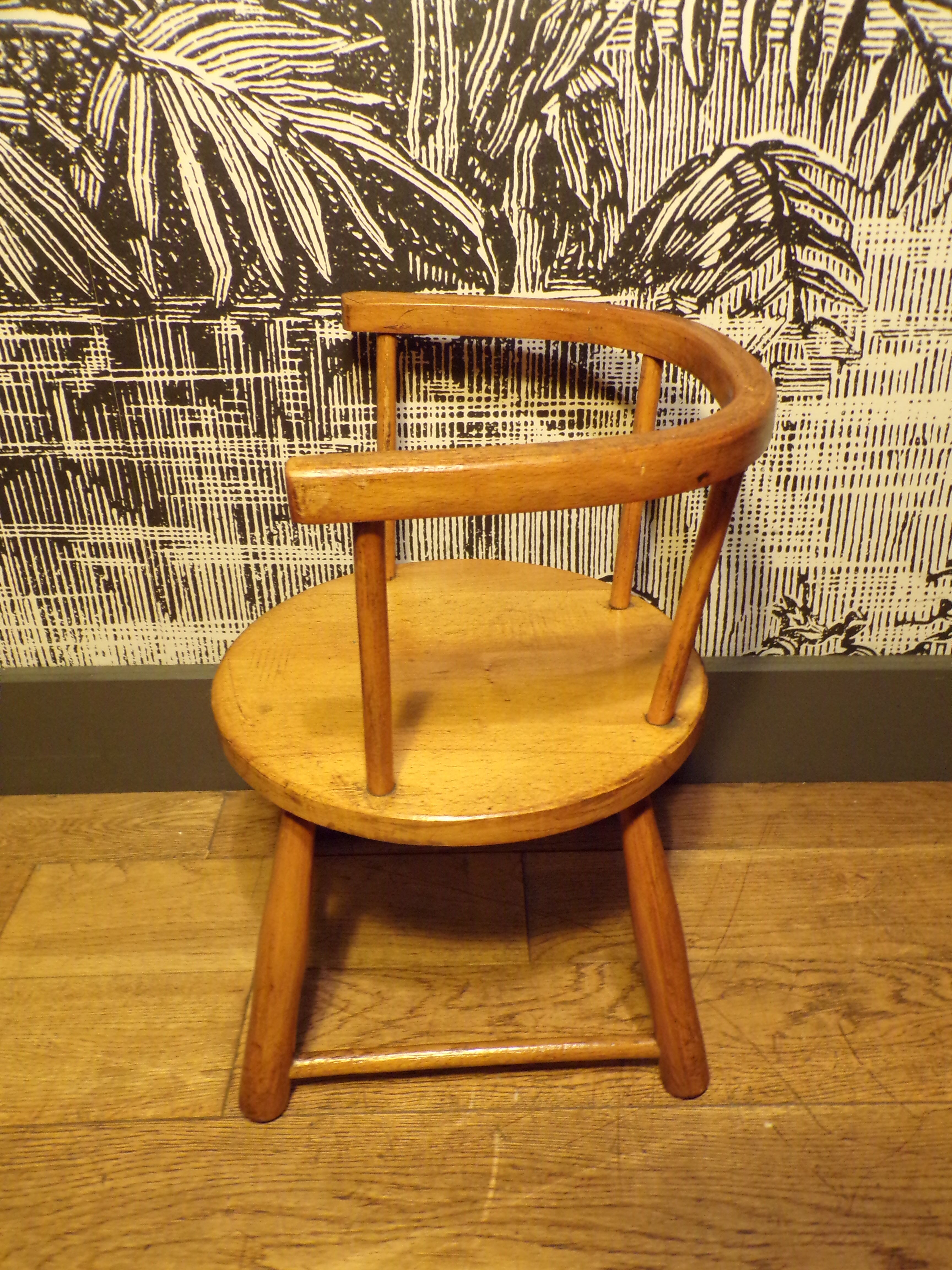 Vintage wooden children's chair
