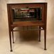 Vintage wooden tea cabinet/display shelf.