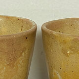 Set of two stoneware cups