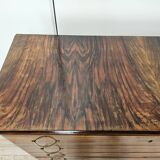 Commode Art Déco en acajou avec quatre tiroirs