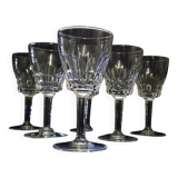 Vsl, 6 mery model crystal glasses.