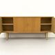 Buffet en chêne clair du milieu du siècle de WK Möbel, années 1970