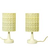 Elegant mid-century modern lamp set, Erco 1970s
