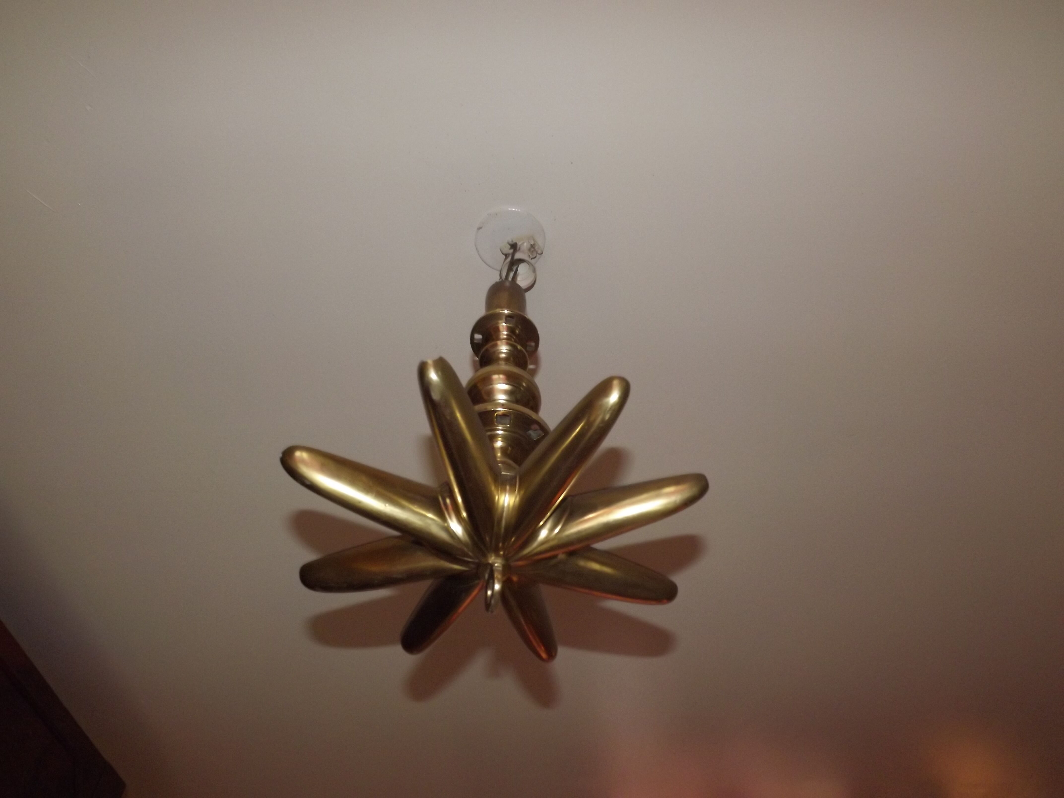 Art deco Bronze suspension