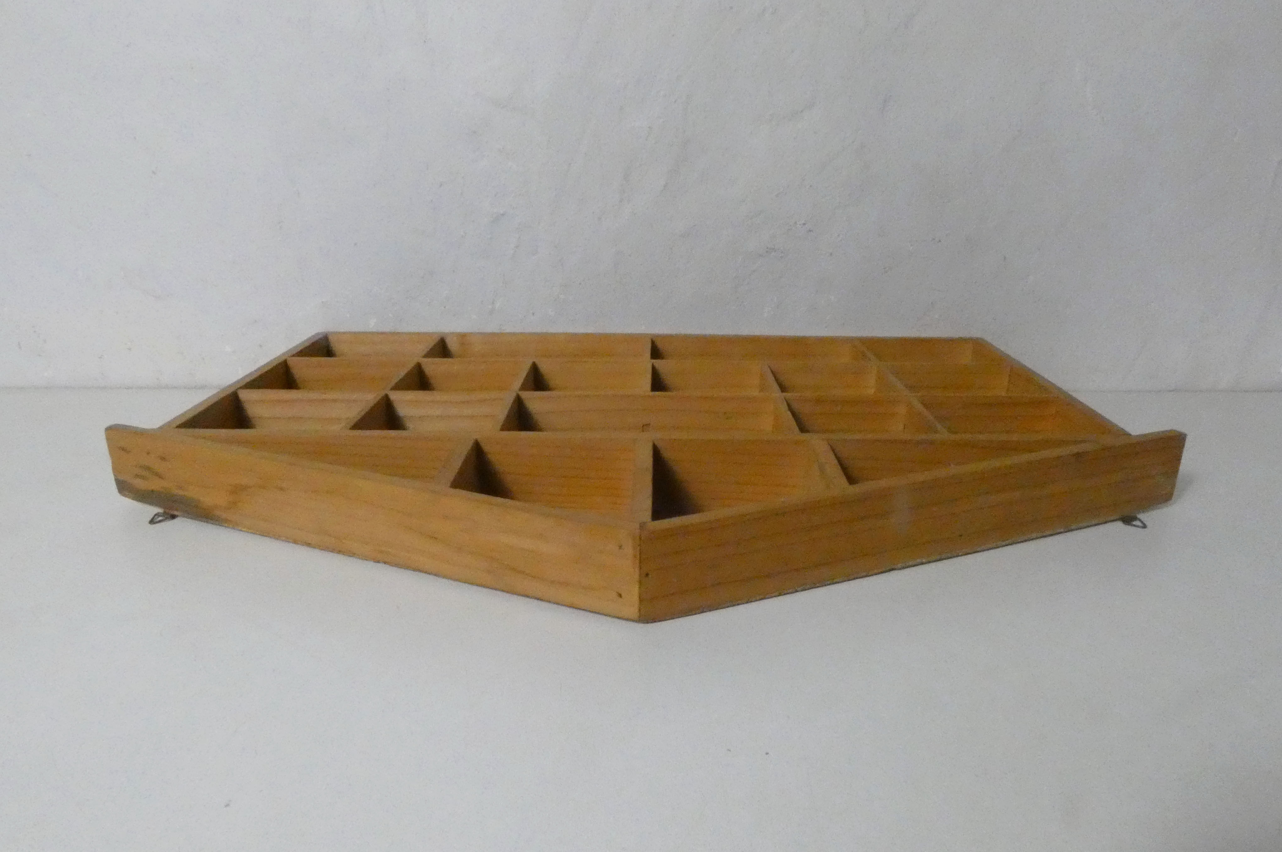 Home-made trinket shelf