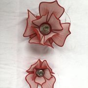 Ensemble de lampes suspendues en tissu Lotus