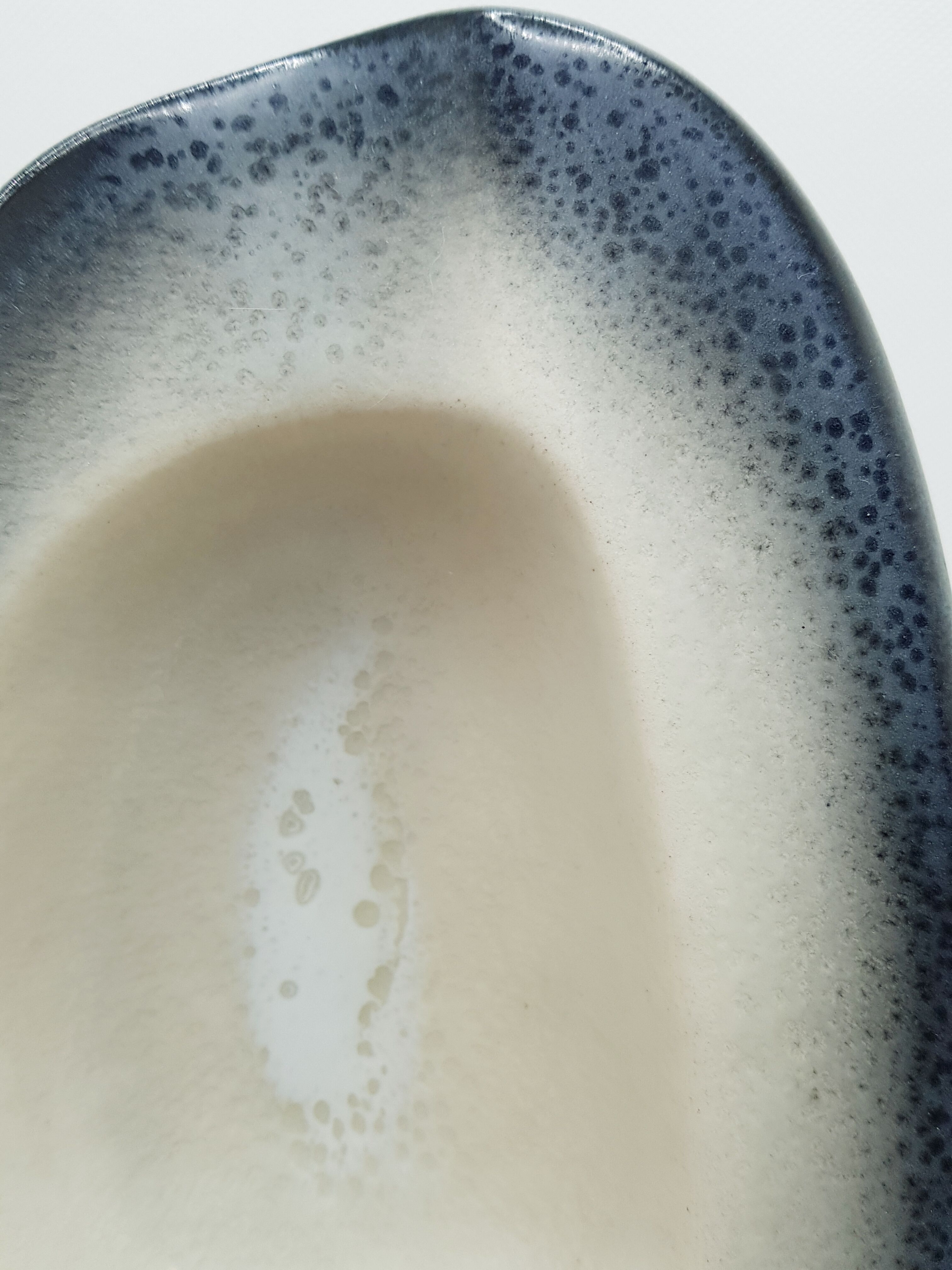 Mid century enameled ceramic ashtray