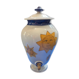 Water fountain in earthenware pattern sun christian dior