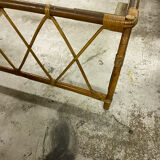 Rattan bed frame