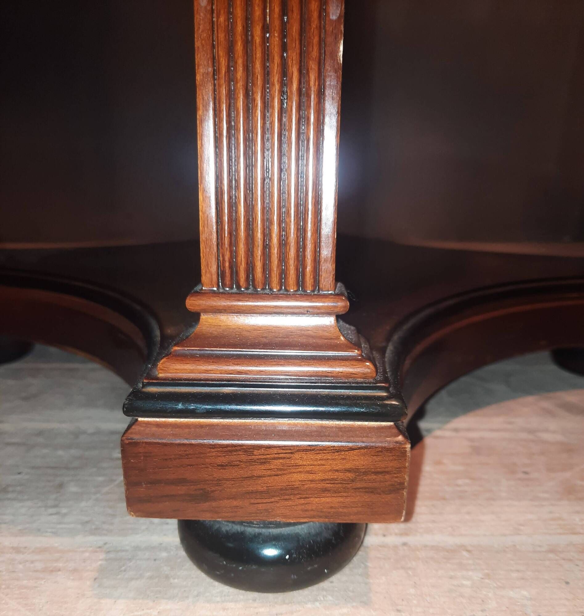 Pair of circular side tables.