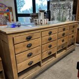 Large counter with drawers