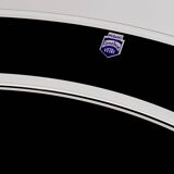 Vintage 1980s Cenedese Murano Glass Black Incalmo Centrepiece Bowl