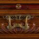 Buffet néo-baroque allemand en noyer et acajou, années 1890