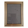 Photo frame under glass, gilded wood