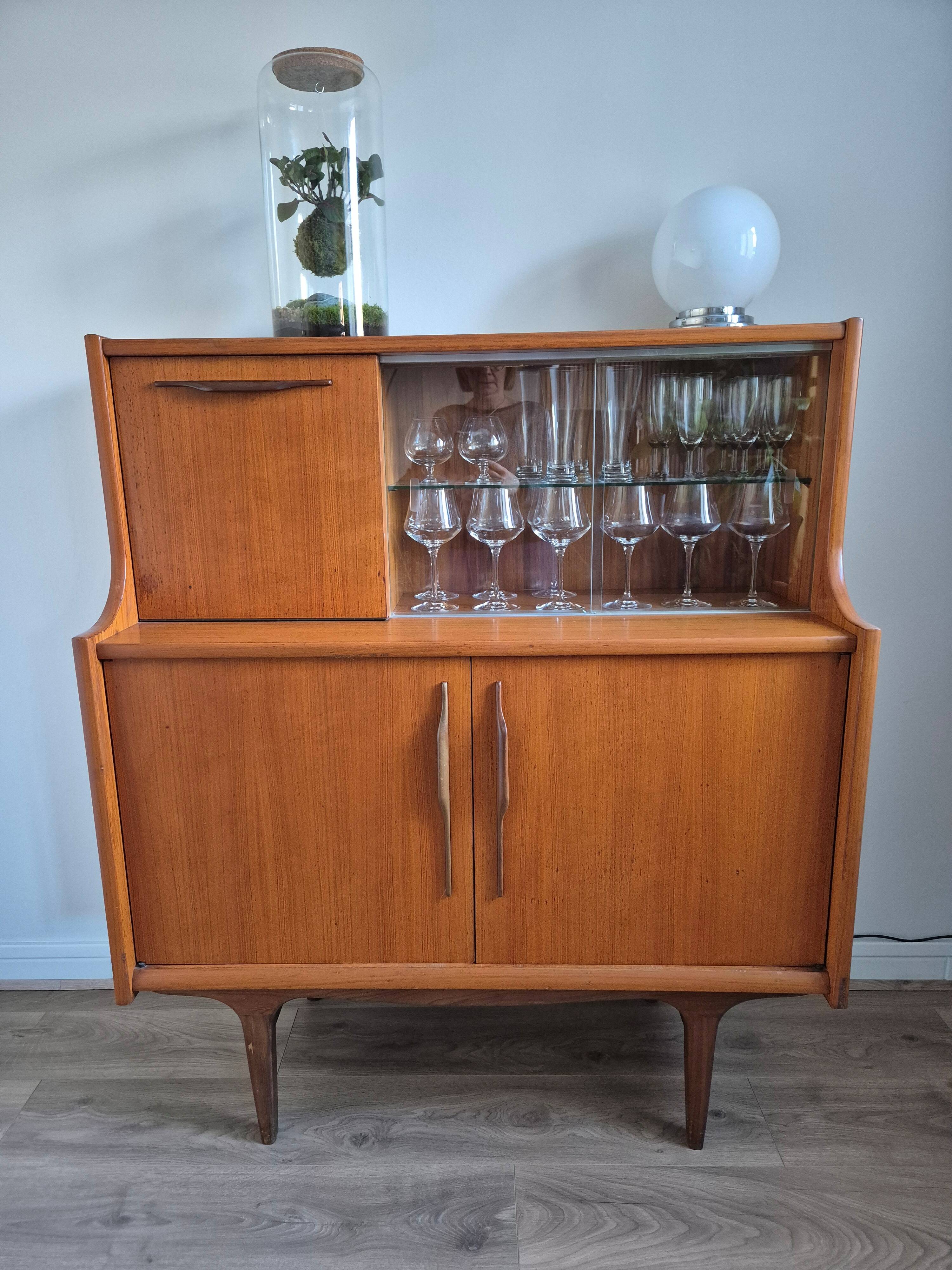 Scandinavian high buffet in teak