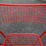 Pair of folding chairs Ted Net N. Gamelgaard 80s Ikéa