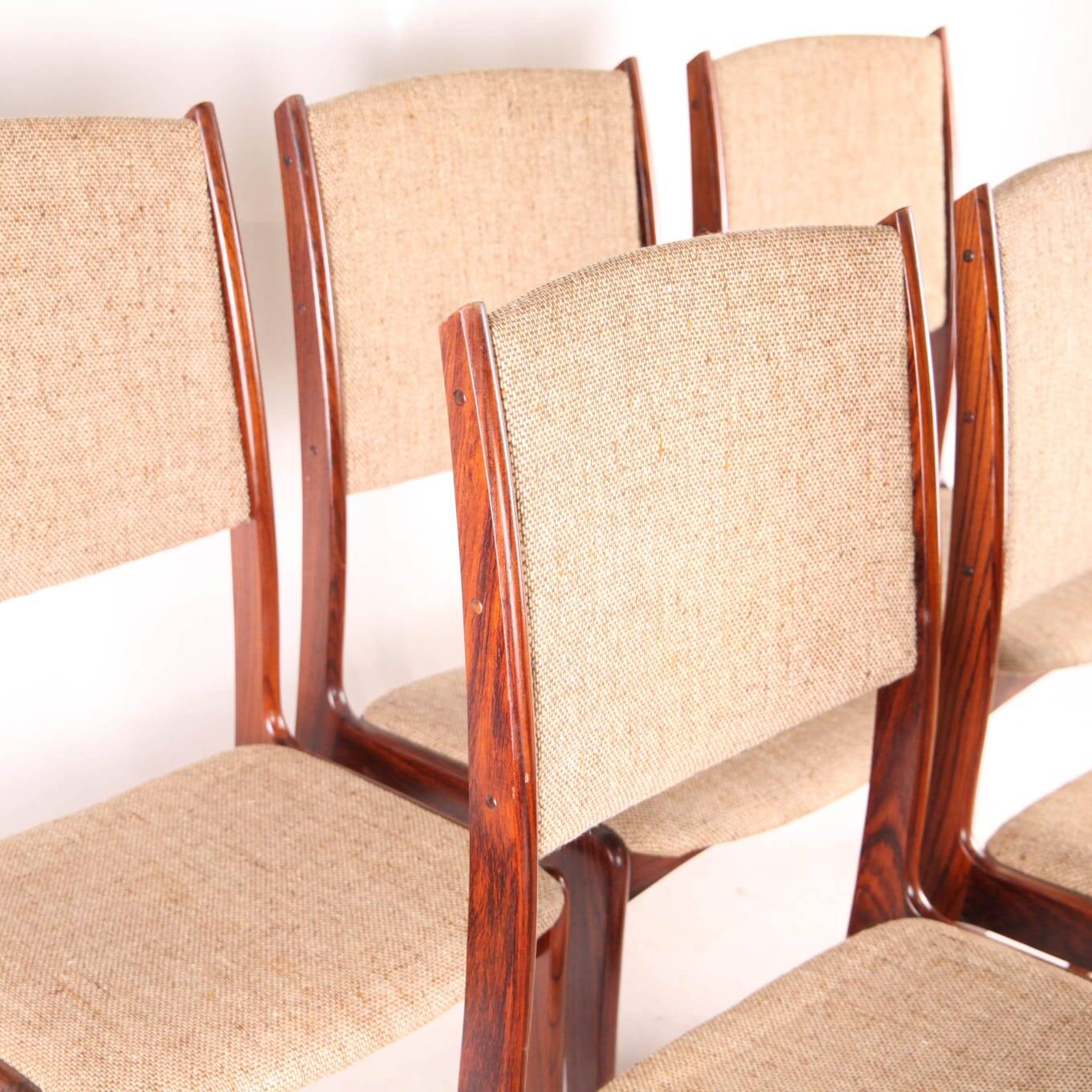 6 rosewood chairs