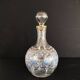 19th carafe liqueur service and 7 glasses