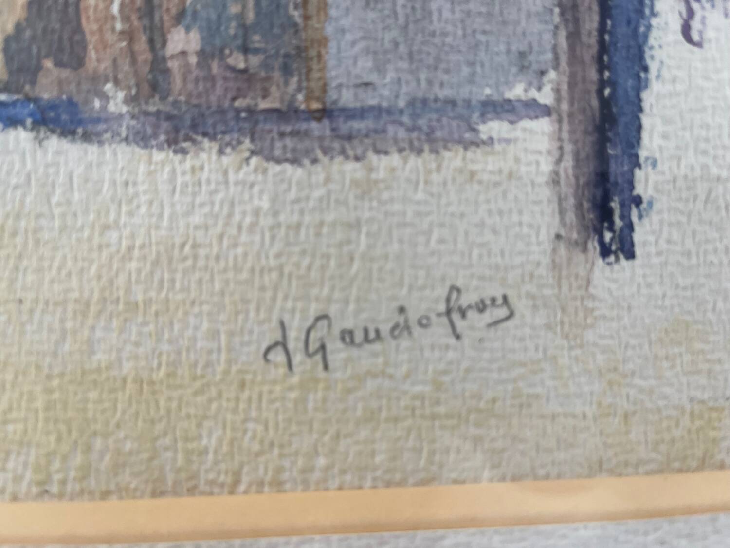 Painting: watercolor - Mediterranean landscape