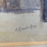 Painting: watercolor - Mediterranean landscape