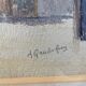 Tableau : aquarelle - paysage méditerranéen
