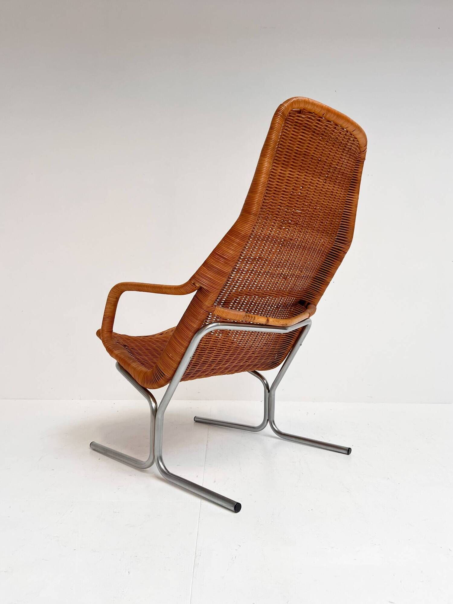 Model 514 rattan armchair by Dirk van Sliedregt, 1970’s