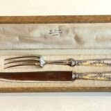 Silver-plated cutlery set with Minerva helmet, Paris