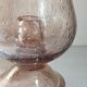 Vintage Biot blown glass tealight holder