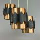 60s 70s lamp light ceiling lamp cascade lamp metal space age design